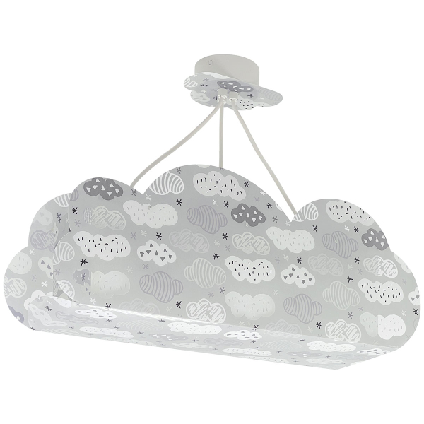 Παιδικό Φωτιστικό Οροφής Τρίφωτο Ango Clouds Grey 41410 E