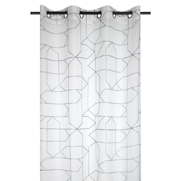 Κουρτίνα (140x260) Με Τρουκς S-F Structure Brique R6C159003VL