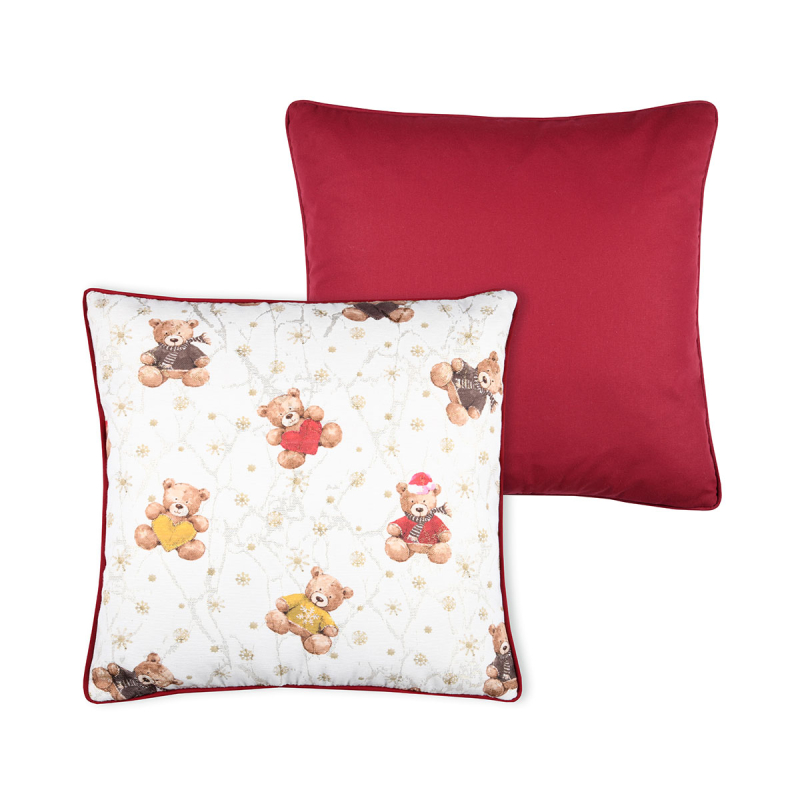 Χριστουγεννιάτικο Μαξιλάρι 2 Όψεων (45x45) S-F Bisou C1C204001