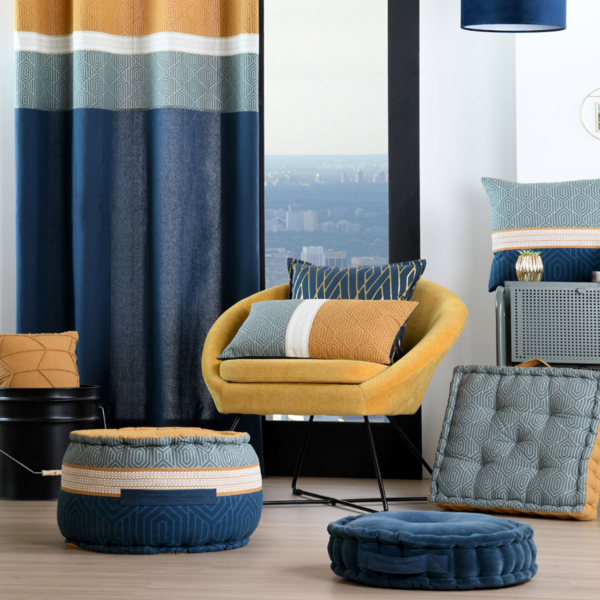 Μαξιλάρα Δαπέδου (45x45x10) S-F Houston Multicolore C5C089002