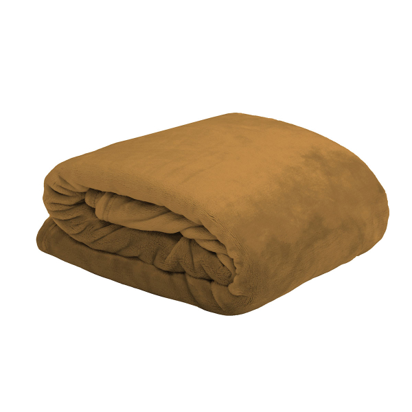 Κουβέρτα Καναπέ Fleece (130x160) S-F Doudou Camel P25792027
