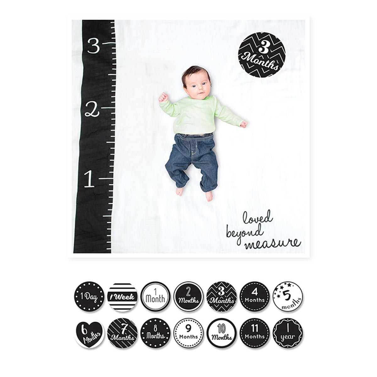 Σεντόνι Φωτογράφισης Μωρού + Κάρτες Lulujo Loved Beyond Measure LJ580 216008