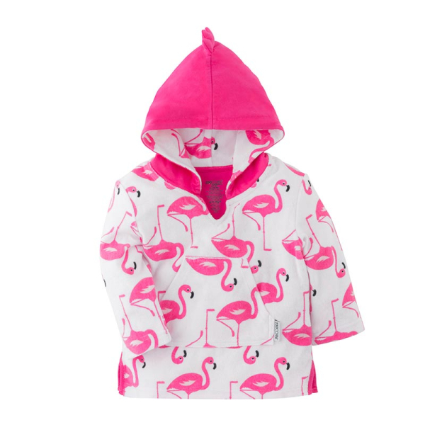 Παιδικό Πόντσο Με Αντηλιακή Προστασία Zoocchini Franny The Flamingo