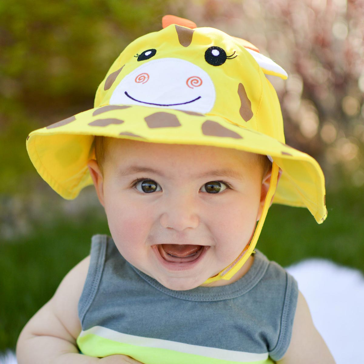 Παιδικό Καπέλο Με Προστασία UV Zoocchini Giraffe 12-24 Μηνών 12-24 Μηνών