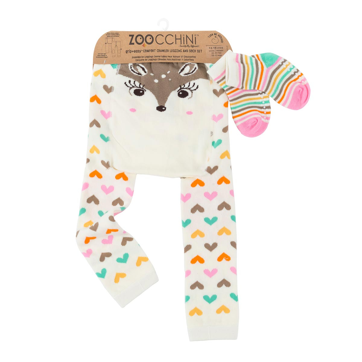 Βρεφικό Κολάν + Καλτσάκια (Σετ) Zoocchini Fiona The Fawn 12-18 Μηνών Home Ένδυση Παιδική - Βρεφική Σπιτιού Παιδικά & Βρεφικά Αξεσουάρ Ένδυσης 