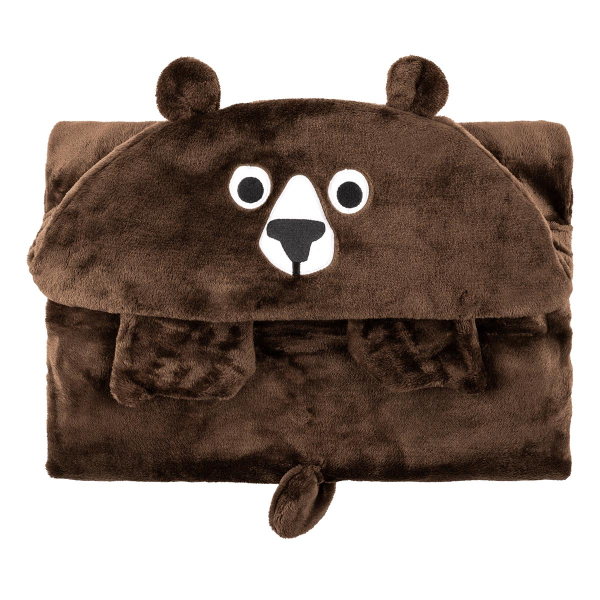 Κουβέρτα Fleece Με Κουκούλα (127x91.5) Zoocchini Bear
