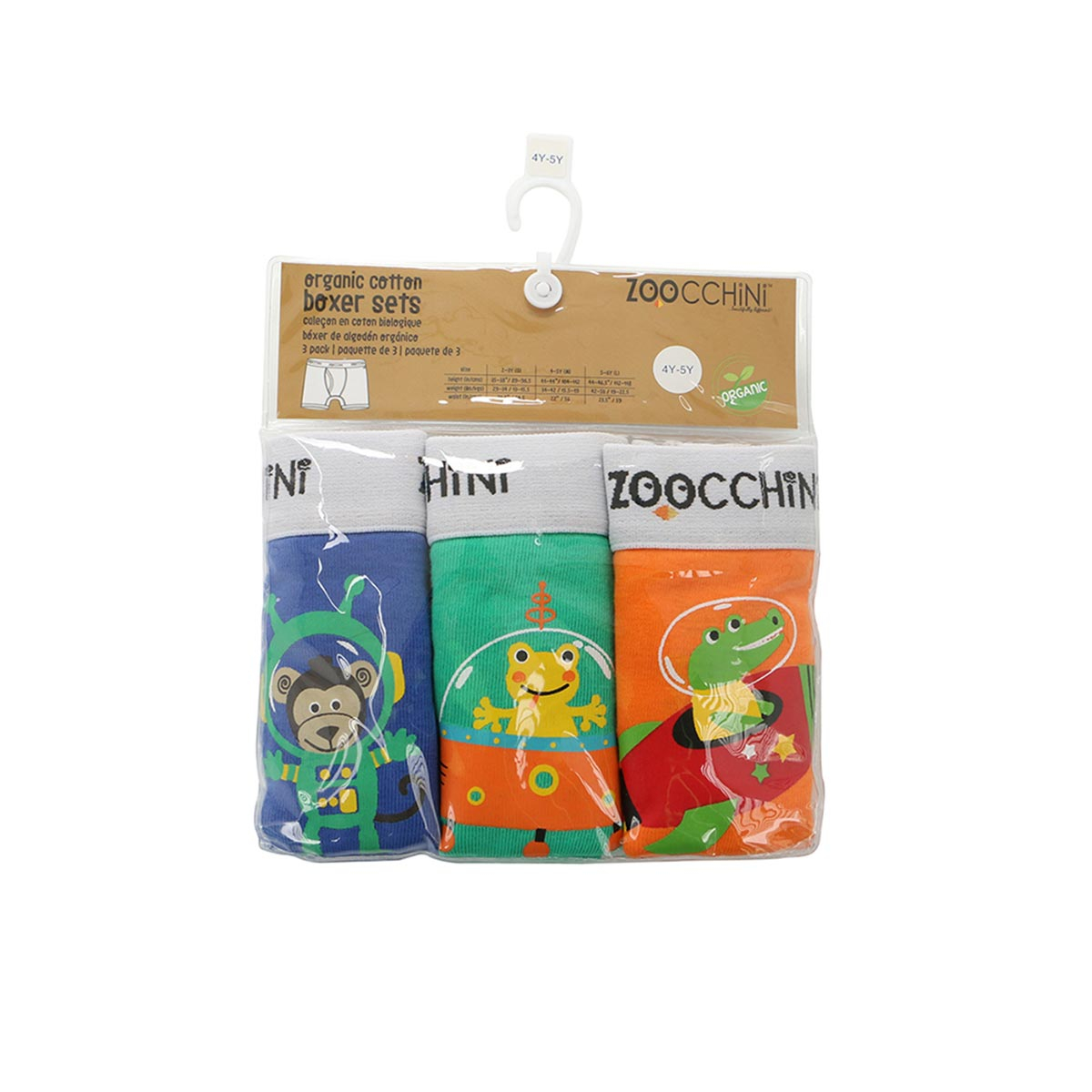 Μπόξερ Παιδικά (Σετ 3Τμχ) Zoocchini Space Force 5-6 Ετών Home Ένδυση Παιδική - Βρεφική Σπιτιού Εσώρουχα Spitishop