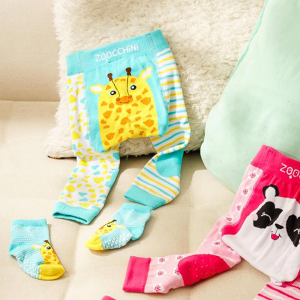 Βρεφικό Κολάν + Καλτσάκια (Σετ) Zoocchini Giraffe