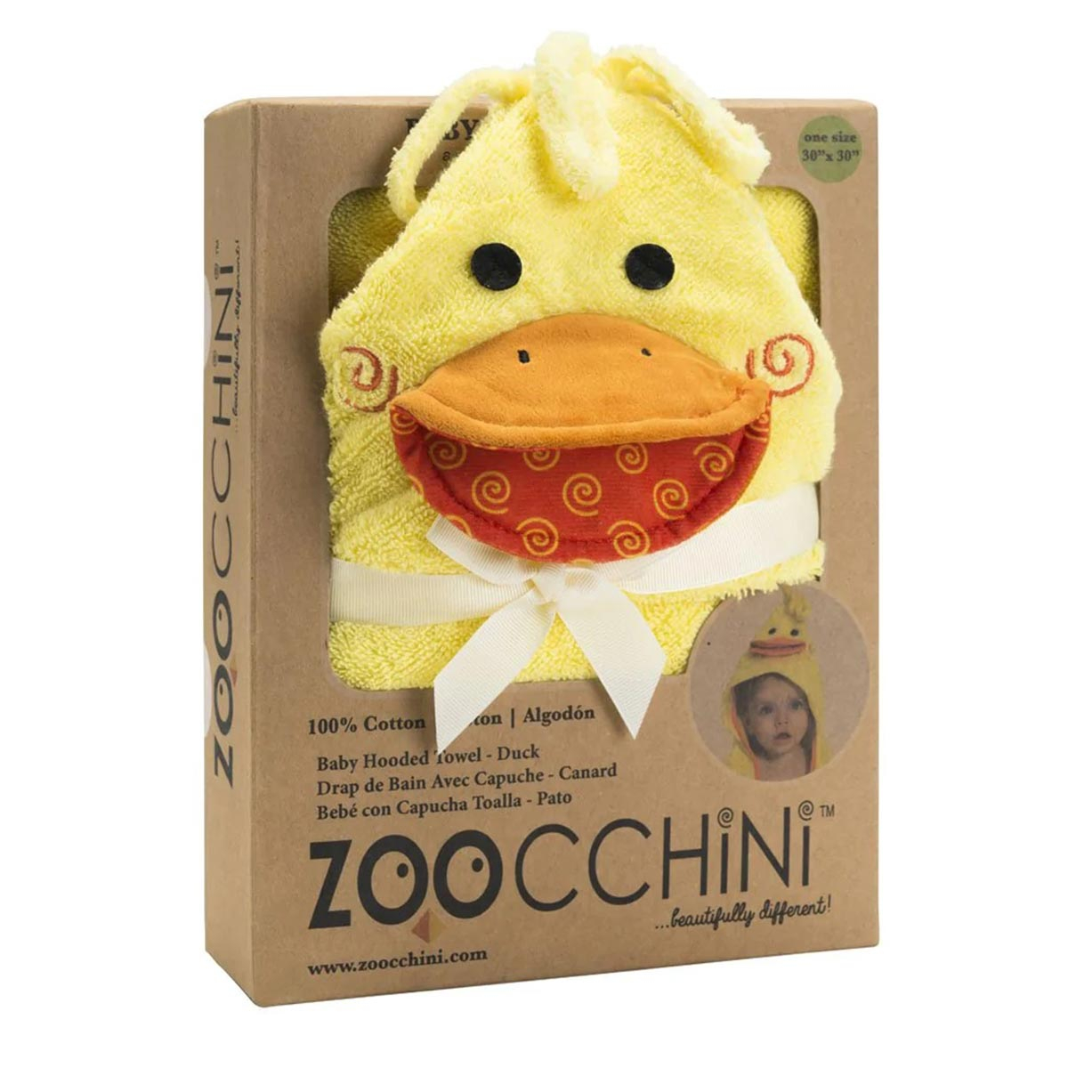 Βρεφική Κάπα (77X77) Zoocchini Puddles The Duck Home Βρεφικά Προίκα Μωρού Κάπες Βρεφικές Spitishop