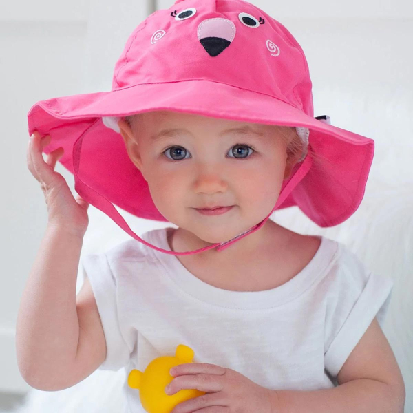 Παιδικό Καπέλο Με Προστασία UV Zoocchini Flamingo