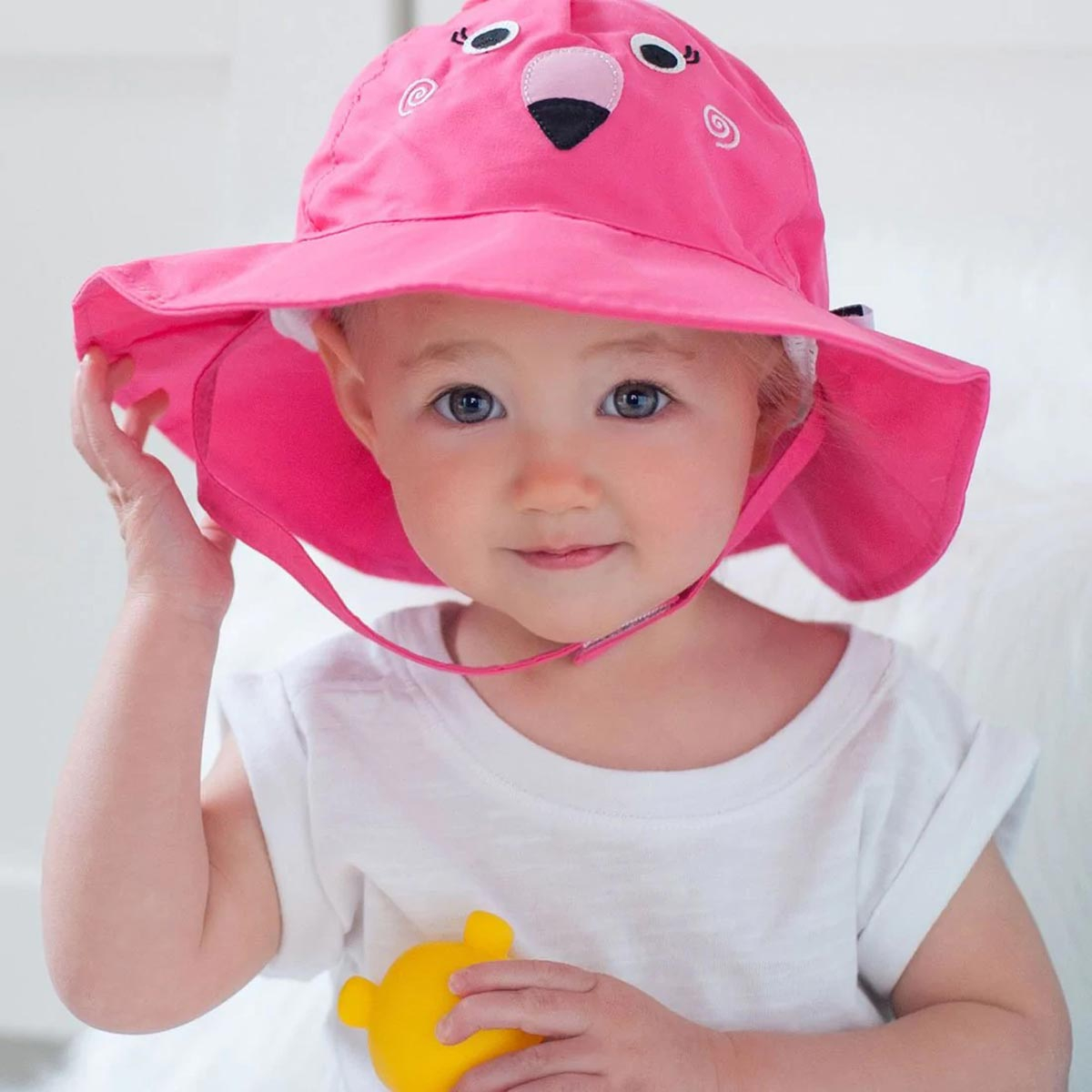 Παιδικό Καπέλο Με Προστασία UV Zoocchini Flamingo 12-24 Μηνών 12-24 Μηνών
