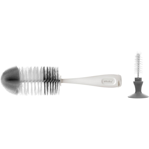 Βούρτσα Καθαρισμού Για Μπιμπερό & Θηλές Akuku Grey A0102