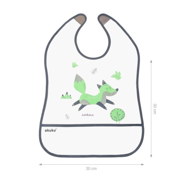 Σαλιάρα (30x30) Akuku Fox A0519