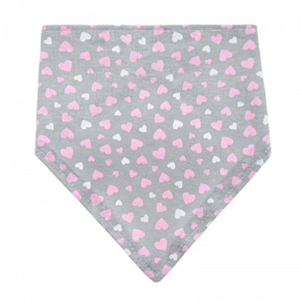 Σαλιάρα-Μπαντάνα (20x41.5) Akuku Καρδούλες A1505