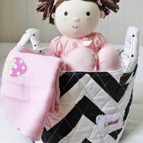 Καλάθι Καλλυντικών (Φ22x18) Minene Ζιγκ Ζαγκ