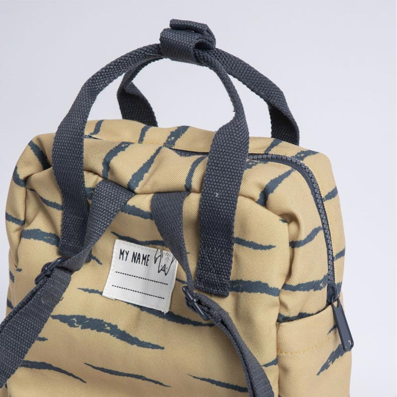 Σχολική Τσάντα Νηπιαγωγείου (23X13X29) Minene Ochre Zebra Home Παιδικά Παιδικές Τσάντες Spitishop