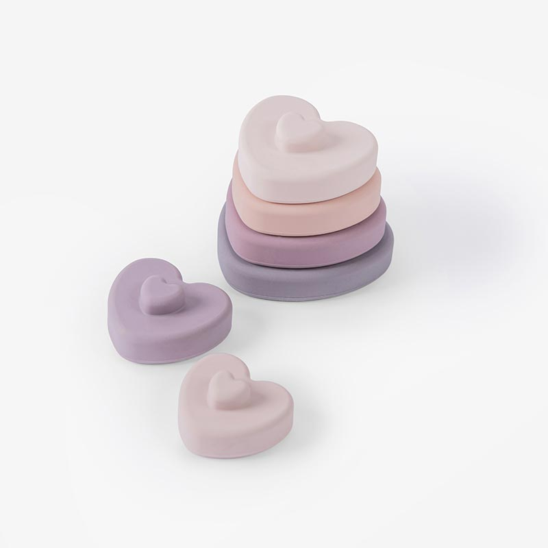 Πυραμίδα Στοίβαξης Minene Beautiful Heart Home Παιχνίδια Δραστηριοτήτων Spitishop