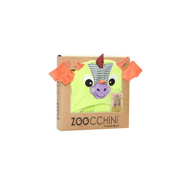 Παιδική Πετσέτα Με Κουκούλα Zoocchini Drool The Dragon