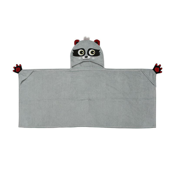 Παιδική Πετσέτα Με Κουκούλα Zoocchini Rocco The Raccoon