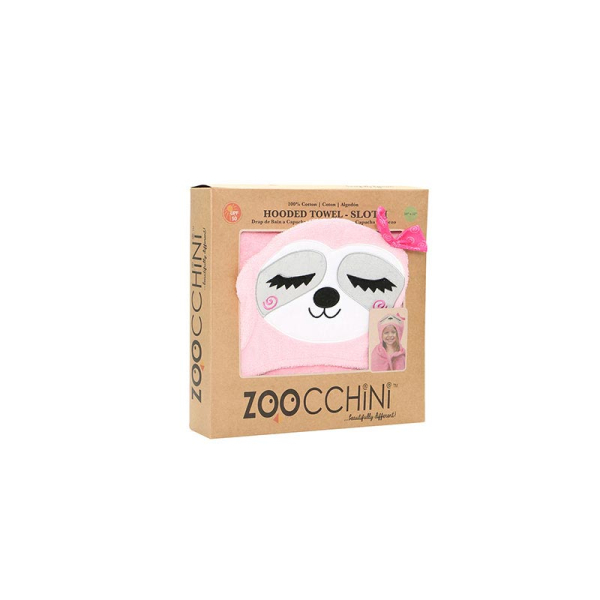 Παιδική Πετσέτα Με Κουκούλα Zoocchini Sadie The Sloth