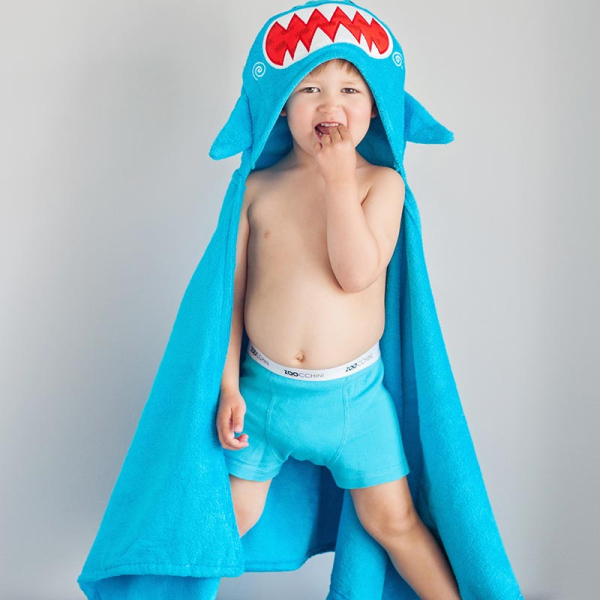Παιδική Πετσέτα Με Κουκούλα Zoocchini Sherman The Shark