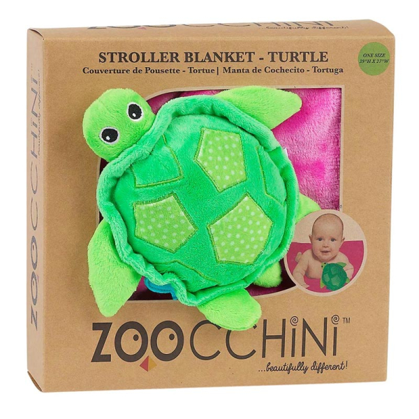 Κουβέρτα Fleece Αγκαλιάς (68.5x100) Zoocchini Turtle