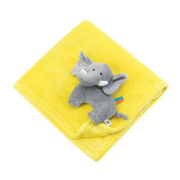 Κουβέρτα Fleece Αγκαλιάς (68.5x100) Zoocchini Elephant