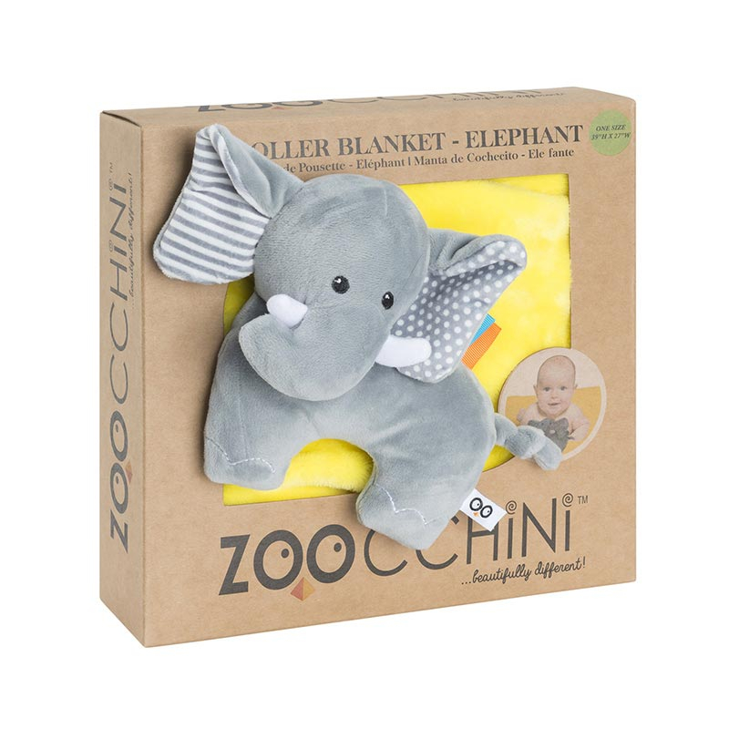 Κουβέρτα Fleece Αγκαλιάς (68 5X100) Zoocchini Elephant Home Βρεφικά Προίκα Μωρού Κουβέρτες Βρεφικές Spitishop