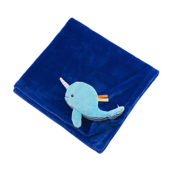 Κουβέρτα Fleece Αγκαλιάς (68.5x100) Zoocchini Whale