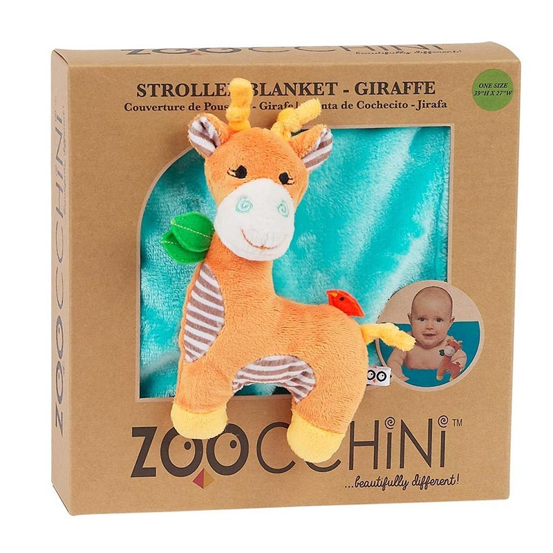 Κουβέρτα Fleece Αγκαλιάς (68 5X100) Zoocchini Giraffe Home Βρεφικά Προίκα Μωρού Κουβέρτες Βρεφικές Spitishop