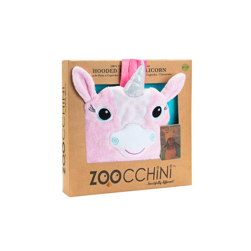 Παιδική Πετσέτα με Κουκούλα Zoocchini Allie The Alicorn Home Παιδικά Πόντσο Spitishop