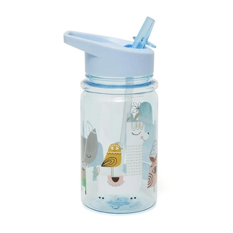 Παγούρι 400Ml με Καλαμάκι Petit Monkey Lama And Friends Ptm-Db8 Home Παιδικά Είδη Φαγητού & Αξεσουάρ Σερβιρίσματος Spitishop
