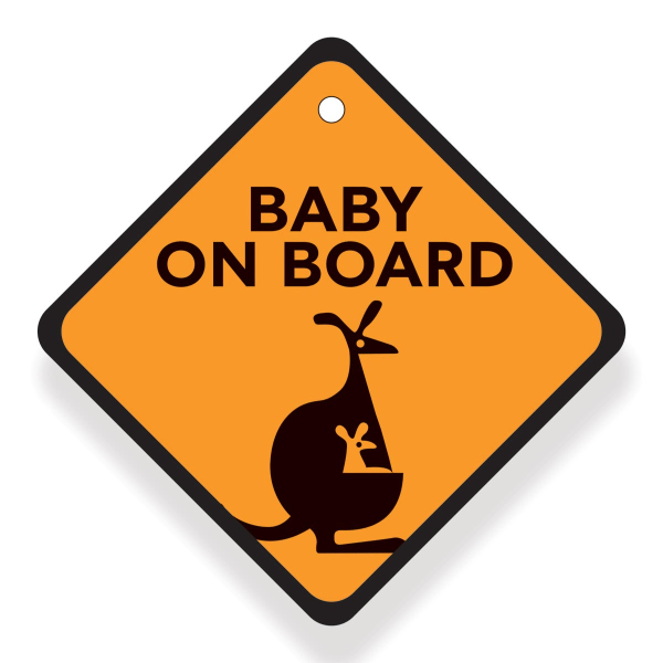Σήμα Αυτοκινήτου Baby On Board Babywise BW007