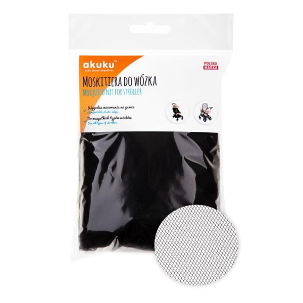 Κουνουπιέρα Καροτσιού (95x60x20) Akuku Μαύρο A0446