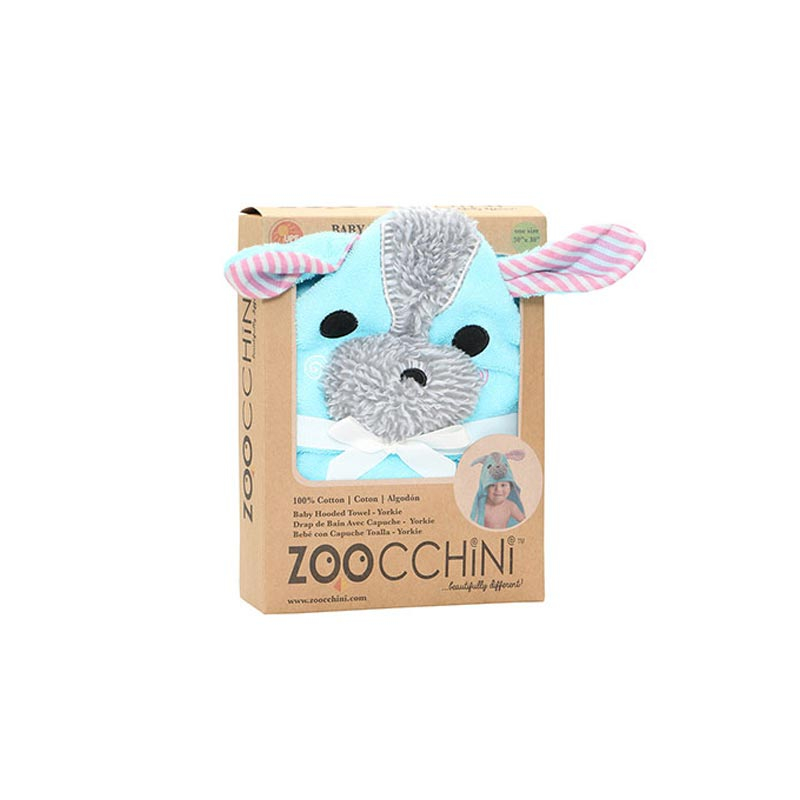 Βρεφική Κάπα (77X77) Zoocchini Blue Yorkie Home Βρεφικά Προίκα Μωρού Κάπες Βρεφικές Spitishop