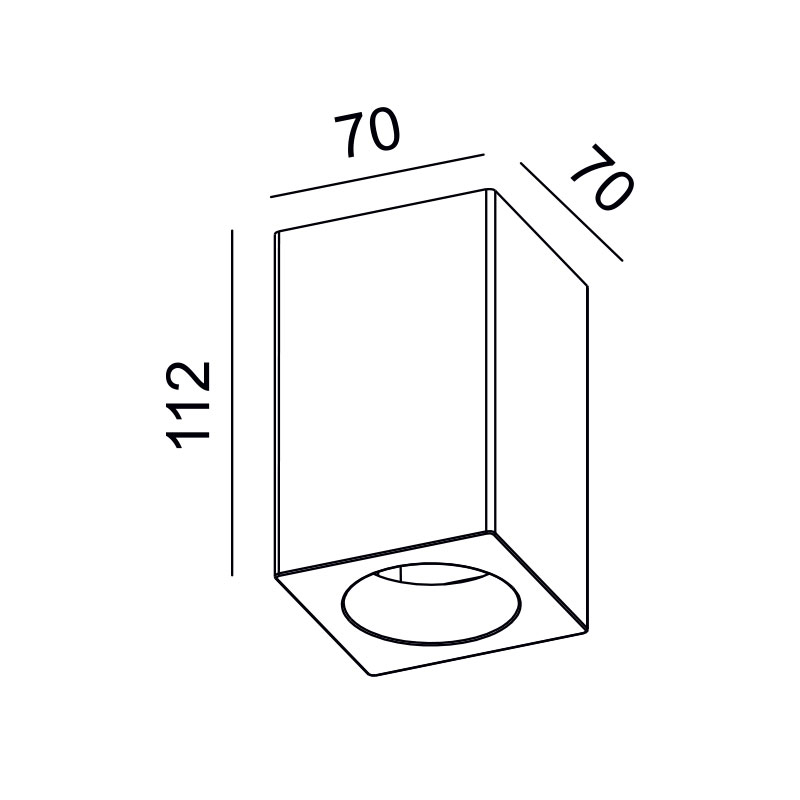 Σποτ Μονόφωτο Aca Ruth G95181C Gypsum Home Φωτιστικά Οροφής - Τοίχου Spitishop