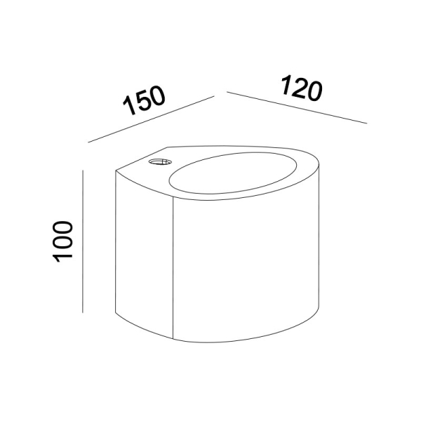 Απλίκα Τοίχου Aca Jaje G85371W Gypsum