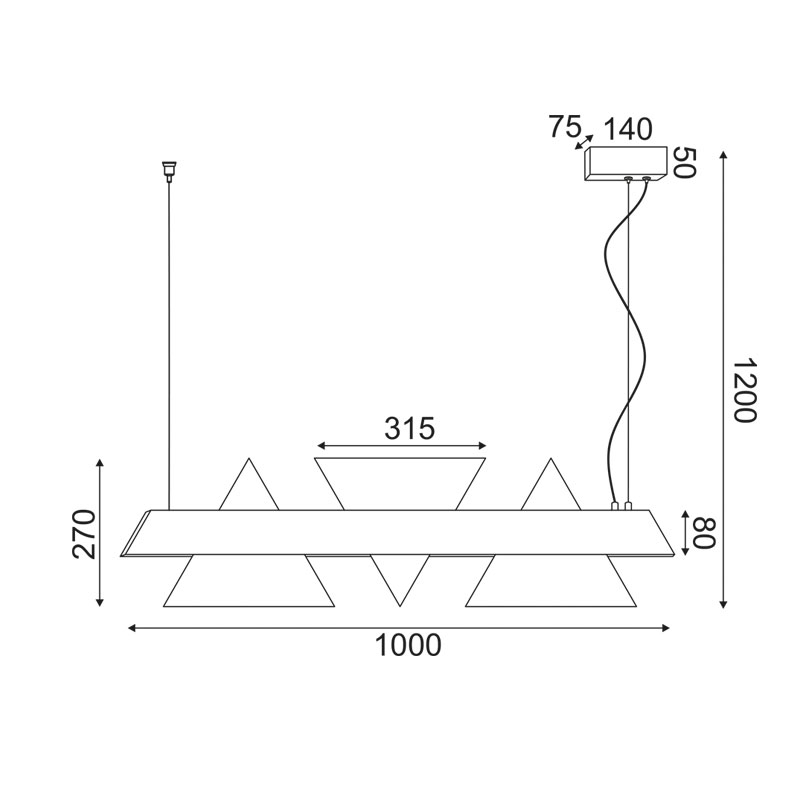 Φωτιστικό Οροφής Led Aca Armstrong Dcr39215 Black Clear Home Φωτιστικά Spitishop