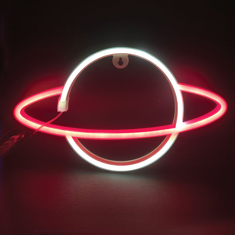 Διακοσμητικό Φωτιστικό Τοίχου LED Aca Planet X041082319 Red/White