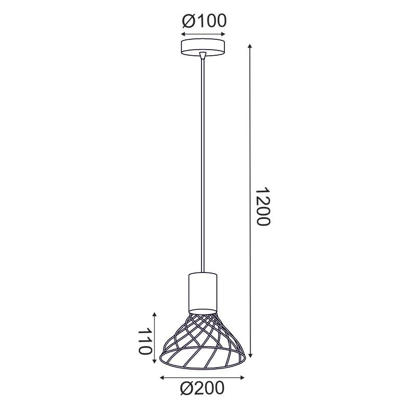 Φωτιστικό Οροφής Μονόφωτο Aca Tornade Od95311Pb Black Home Φωτιστικά Spitishop