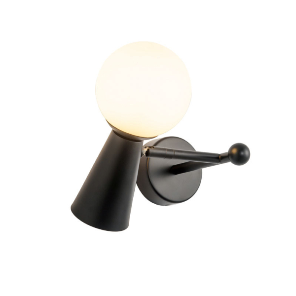 Απλίκα Τοίχου Aca Kimolos OD94201WB Black