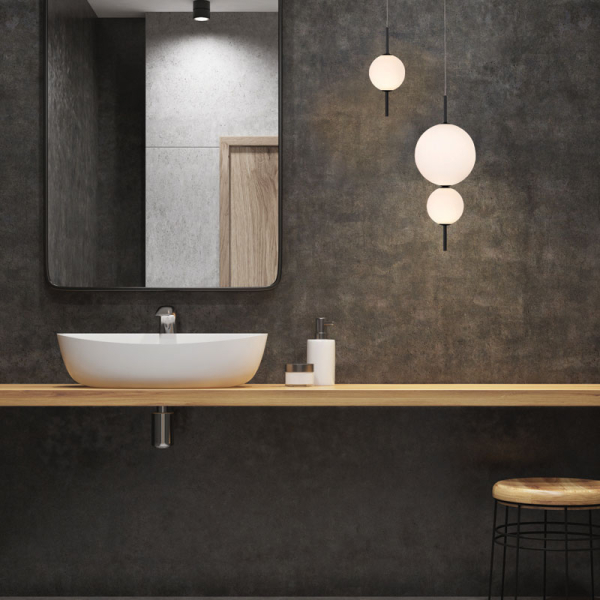 Φωτιστικό Οροφής Δίφωτο LED Aca Amelia TNK323LED15P Black