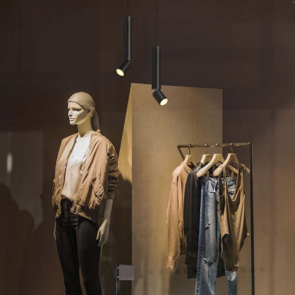 Φωτιστικό Οροφής Μονόφωτο Aca Babel RA3551PBK Black