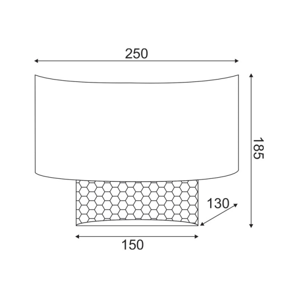 Απλίκα Τοίχου Aca Nisyros TF20831WG Mint Green