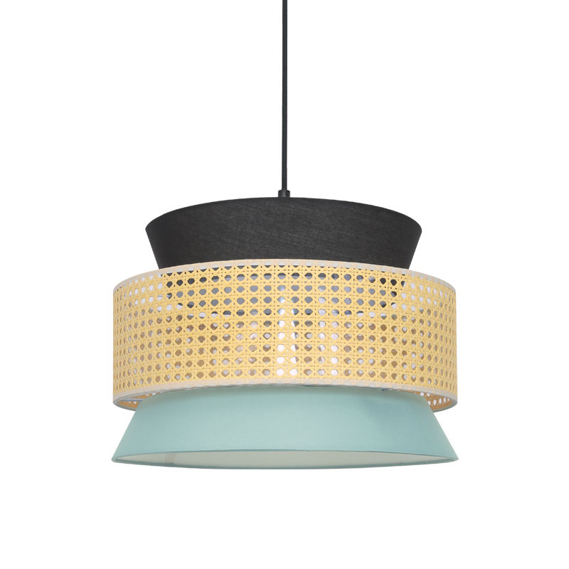 Φωτιστικό Οροφής Μονόφωτο Aca Nisyros TF20841P Black/Mint