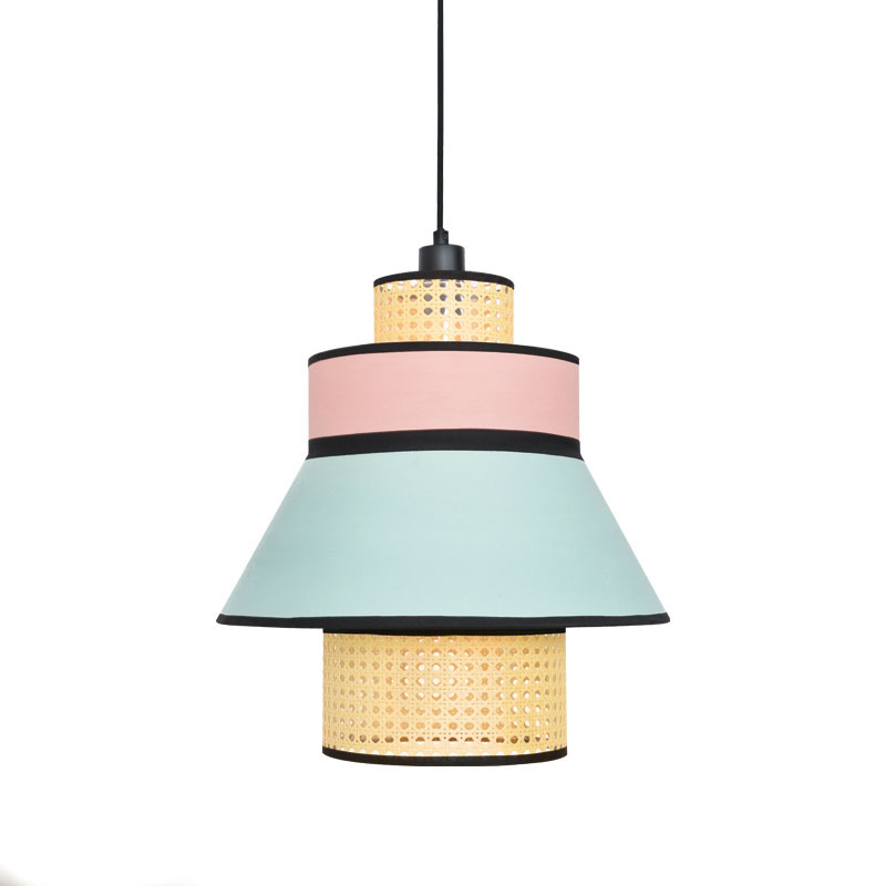 Φωτιστικό Οροφής Μονόφωτο Aca Japan TF20881P Pink/Mint