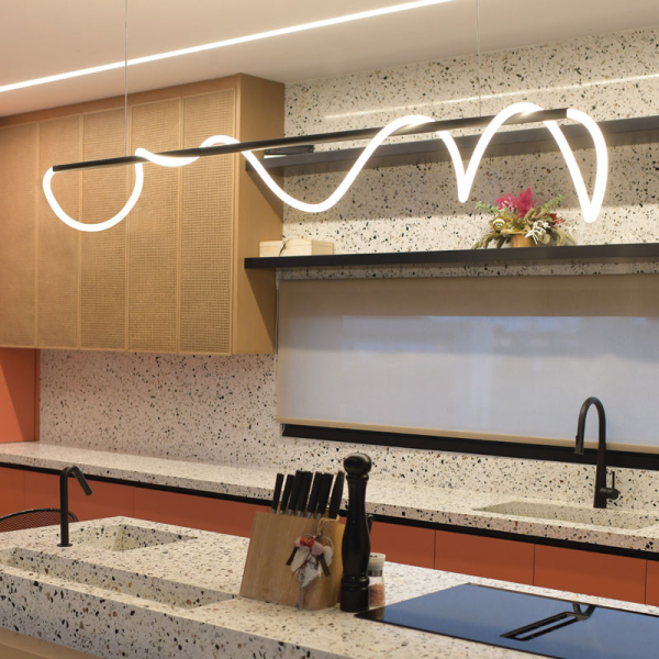 Φωτιστικό Οροφής LED Aca Kyma ZM36LEDP190BK Black