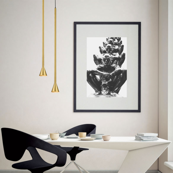 Φωτιστικό Οροφής Μονόφωτο Aca Clouzot YL22801PGD Gold