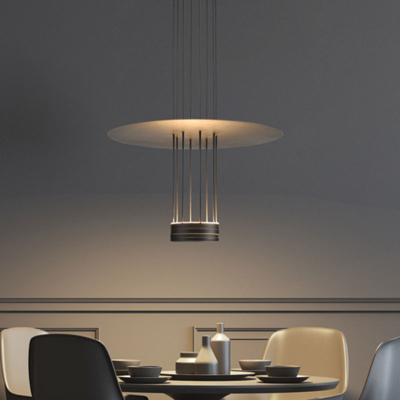 Φωτιστικό Οροφής LED Aca Elia YL1691LEDPBK Sand Black