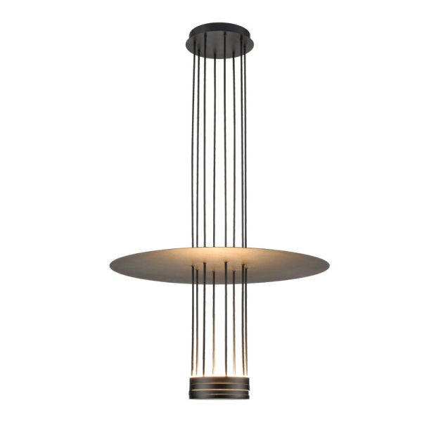 Φωτιστικό Οροφής LED Aca Elia YL1691LEDPBK Sand Black